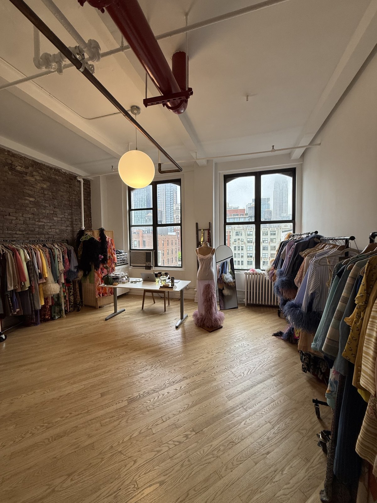 Amanda Samuel&rsquo;s NYC vintage showroom.