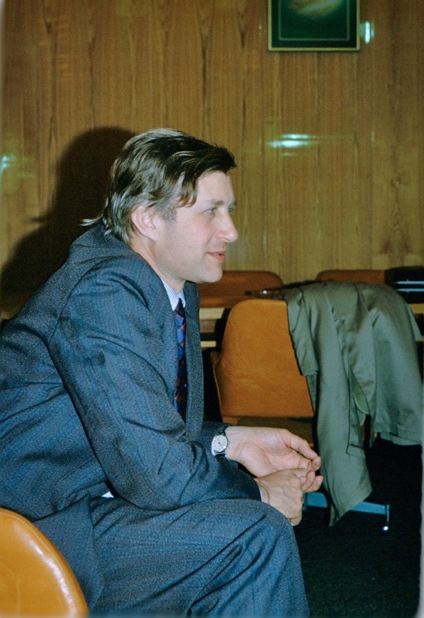 Portrait of Soviet astrophysicist Nikolai Kardashev.