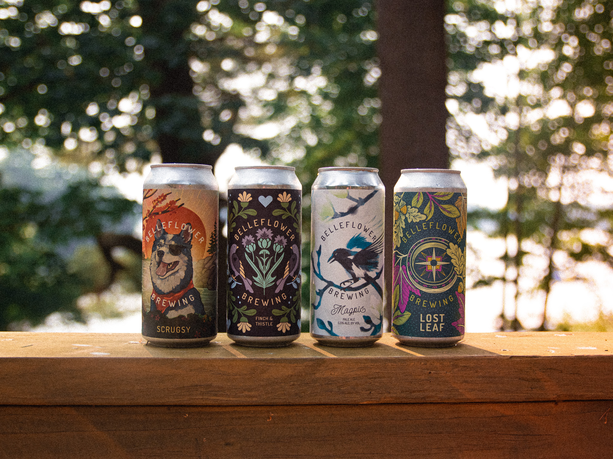 Belleflower Brewing &mdash; behind-the-scenes shot.