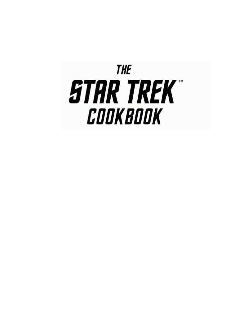 The Star Trek Cookbook